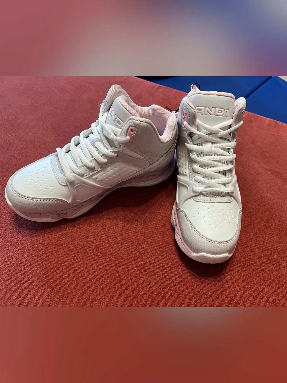AND1 Girl’s Basketball High Top Sneakers - Picture 2 of 6